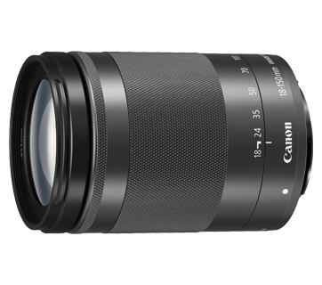 Lenses - EF-M18-150mm f/3.5-6.3 IS STM (Graphite) - Canon India