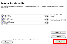 Software Installation List