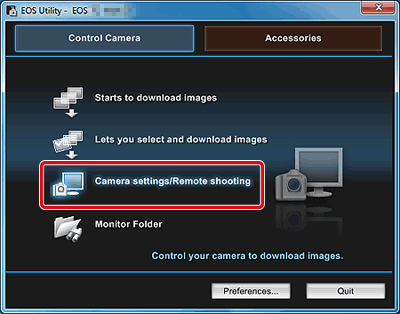 canon 7d utility