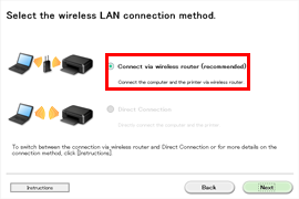 Wireless Connection method