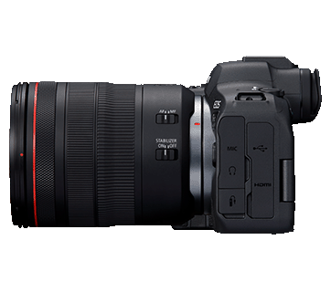 Canon EOS R Mirrorless Digital Camera + RF 24-105mm f/4L IS USM Lens +  Mount Adapter EF-EOS R Kit