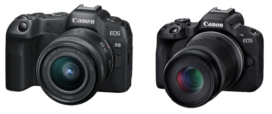 EOS R8 and EOS R50