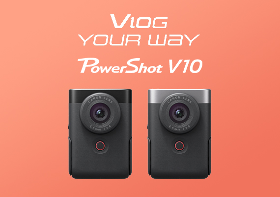 PowerShot V10: Your Pocketable Content Creation Kit