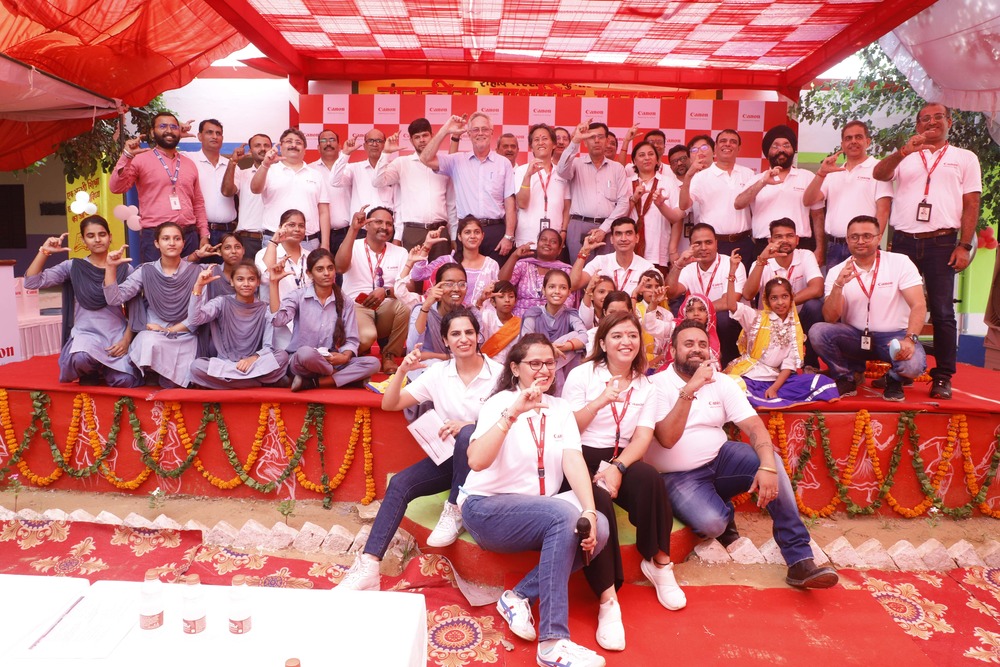 Canon marks a new chapter in its flagship ‘Adopt a Village’ initiative; adopts Nandrampur Bass in Haryana