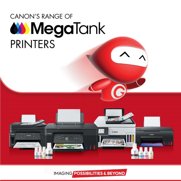 Canon India rebrands its Ink Tank Printer Lineup as ‘MegaTank’ demonstrating technology supremacy in the category