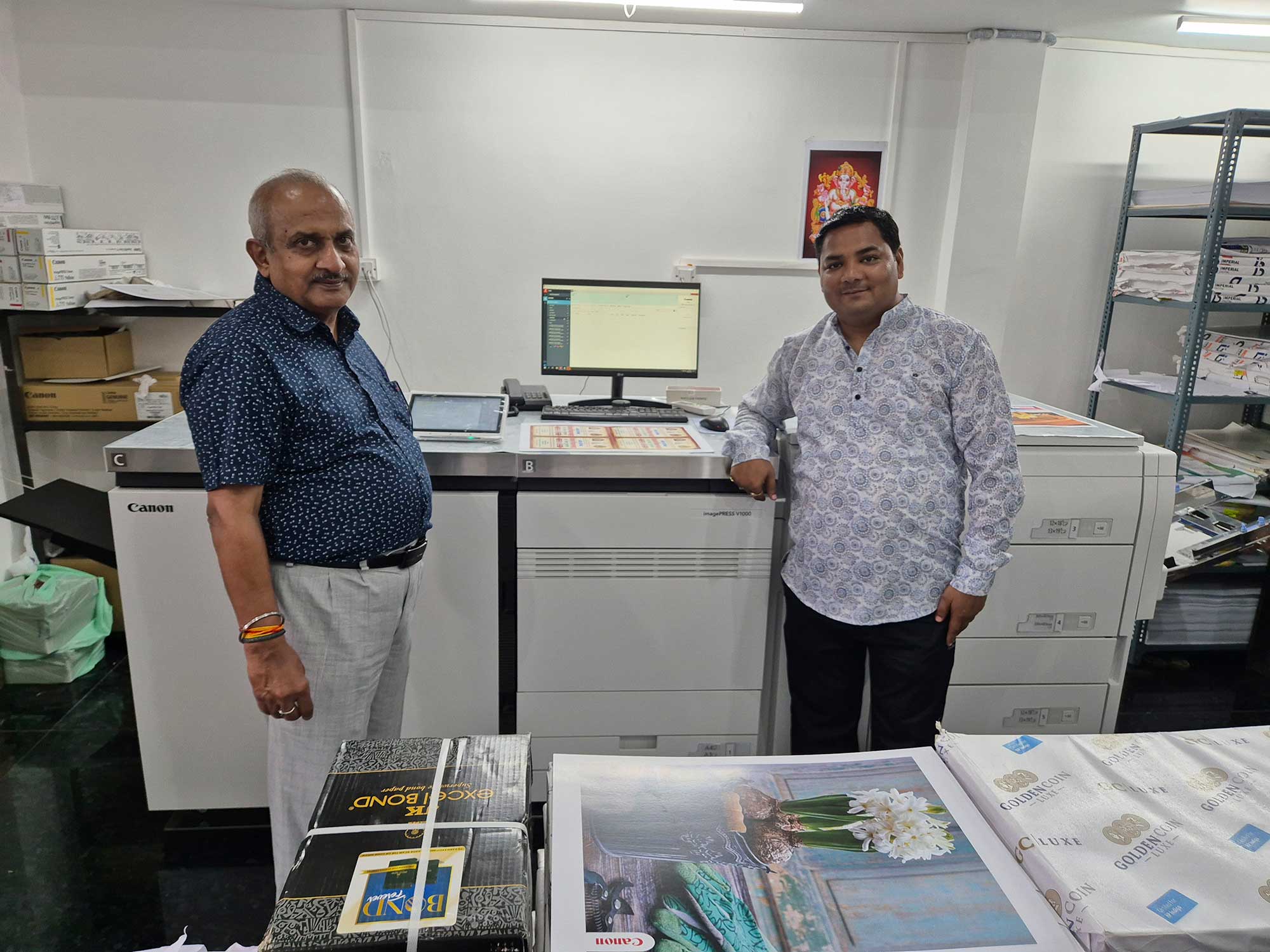 Canon India Marks a New Milestone with Installation of imagePRESS V1000 Color Production Printers in Prayagraj