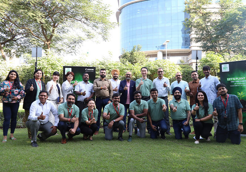 Canon India’s 'Green Environment Together' initiative achieves a significant milestone in its sustainability vision by planting 50,000 trees in 5 years