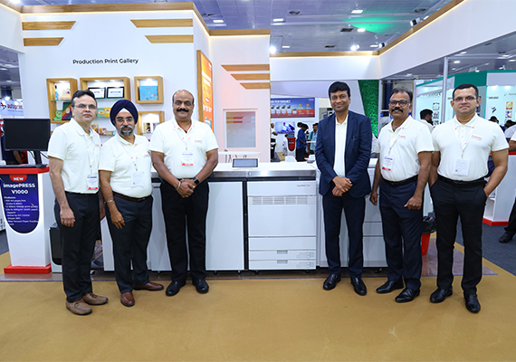 Canon India Launches Upgraded imagePRESS V1000 with the All-New Vacuum Paper Feeding Deck at Print Expo 2025